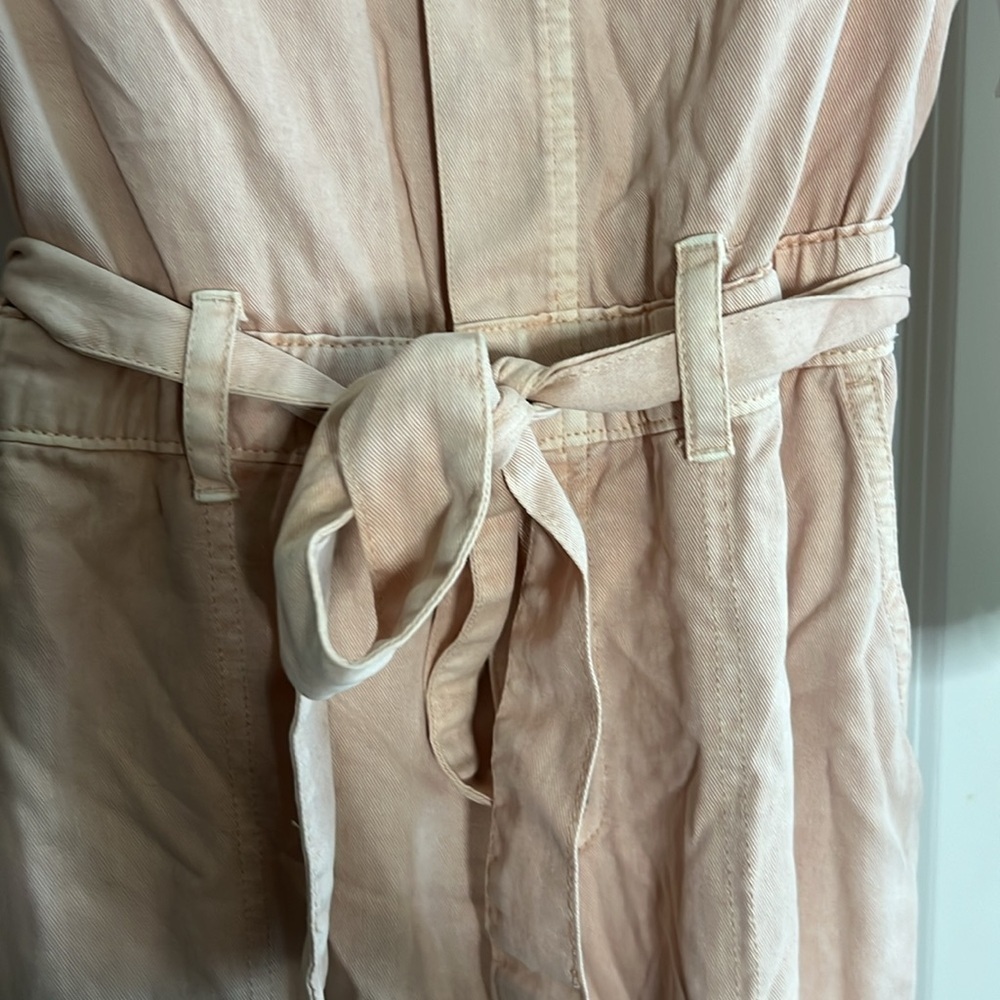 Old Navy Collarless Tie-Belt Utility Jumpsuit - Picture 6 of 11